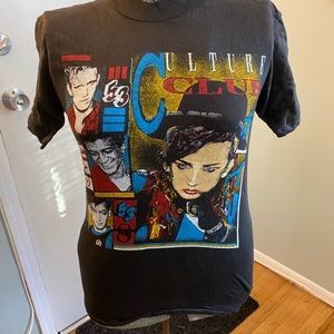 Culture club silk screen vintage tee
